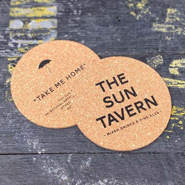 the sun tavern cork coasters